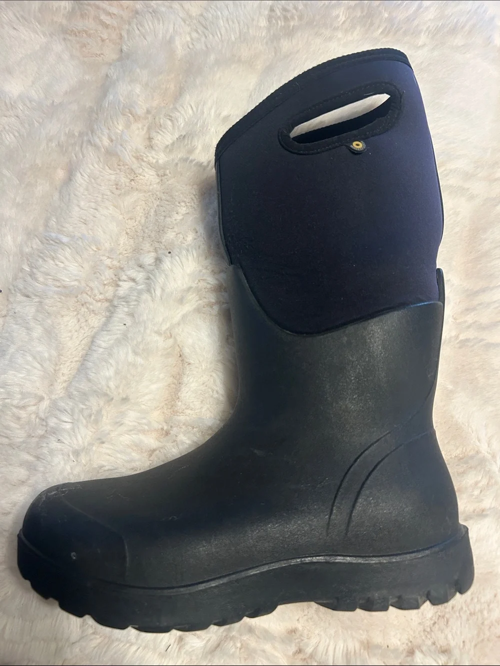 Bogs Black Everyday Neo-Tech Pull-On Rain Boots